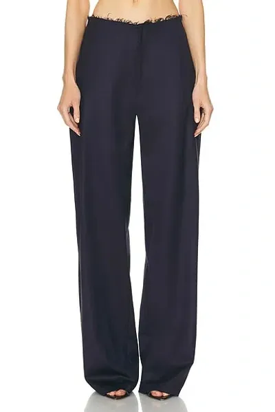 Jade Cropper Tailored Pant In Dark Navy