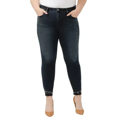 Jag Cecilia Ankle Skinny Jeans In Bastille Blue