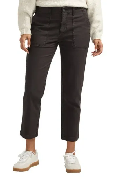 Jag Jules Crop Utility Pants In Moonless Night