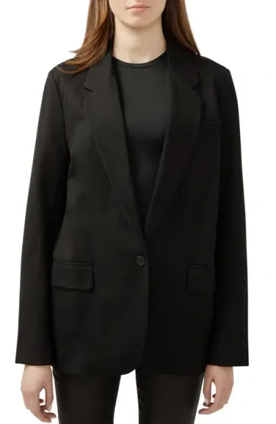 Jag Long Ponte Blazer In Black