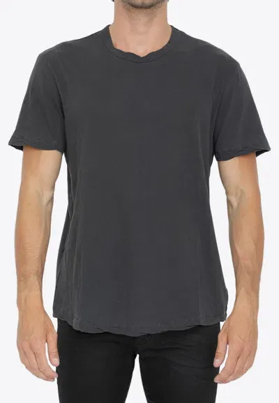 James Perse Short-sleeved T-shirt In Gray