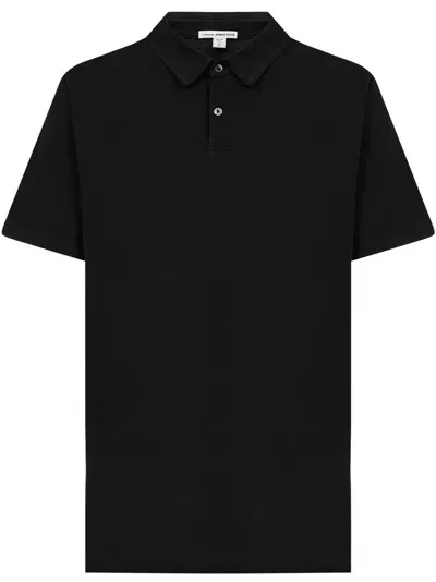 James Perse Polo Shirt In Black