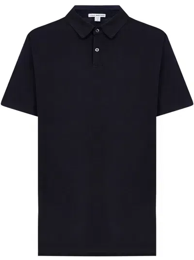 James Perse Polo Shirt In Blue