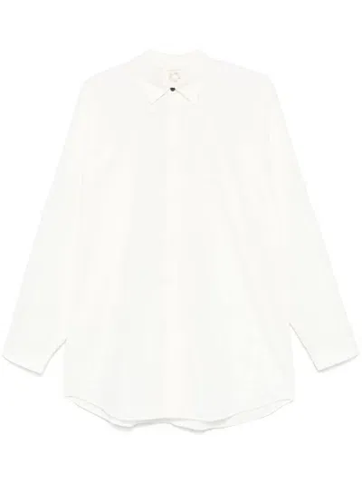 Jan-jan Van Essche Cotton Shirt In 白色