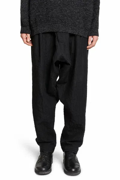 Jan-jan Van Essche Man Black Trousers