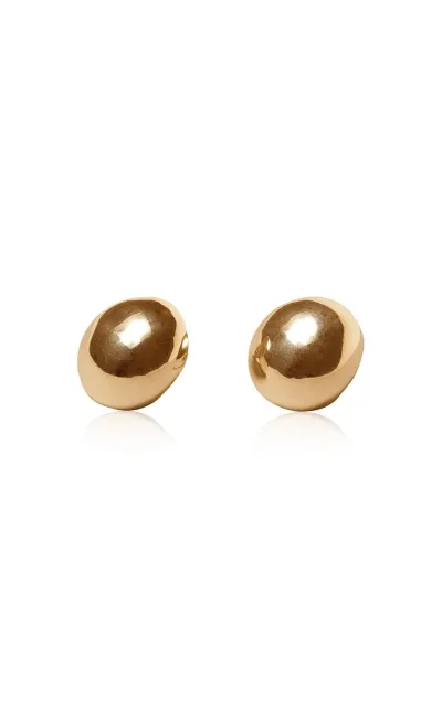 Jasmin Sparrow Rosetta Large 18k Gold-plated Earrings