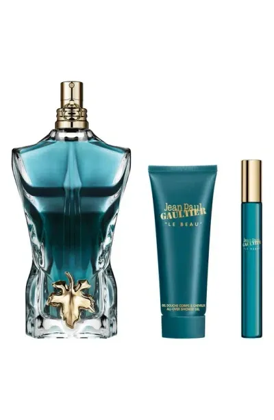 Jean Paul Gaultier Le Beau Eau De Toilette Gift Set $167 Value In White