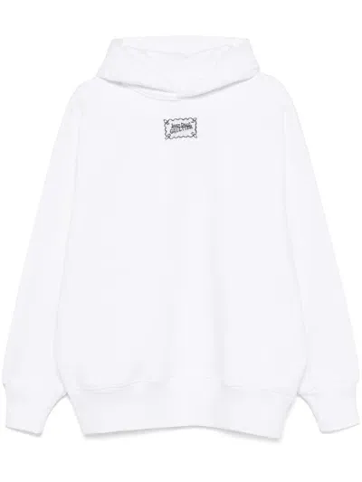 Jean Paul Gaultier Logo-print Hoodie In White