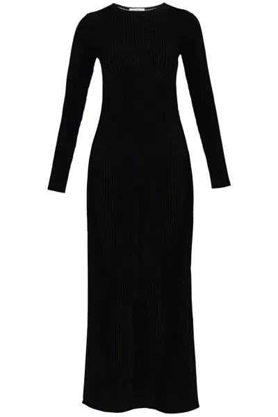 Jean Paul Gaultier Maxi Abito Morphing In Black