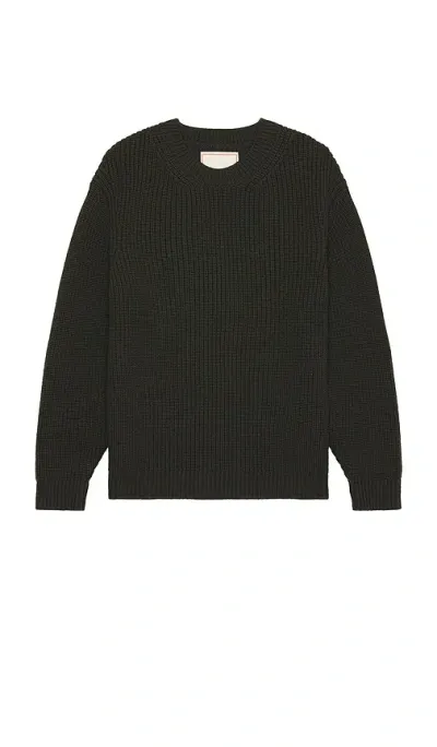 Jeanerica Paul Knit Sweater In Dark Green