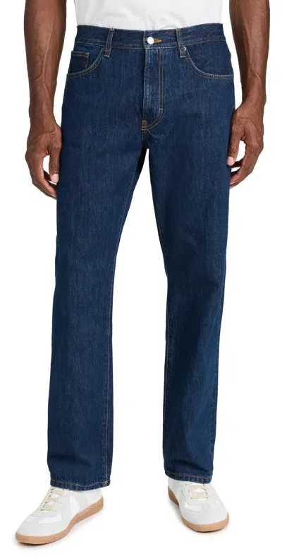 Jeanerica Straight-leg Denim Jeans In Blue