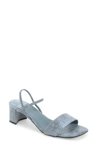 Jeffrey Campbell Adapt Slingback Sandal In Blue Lizard