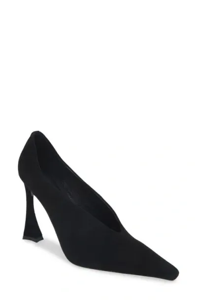 Jeffrey Campbell Hints High Heel Pump In Black Suede