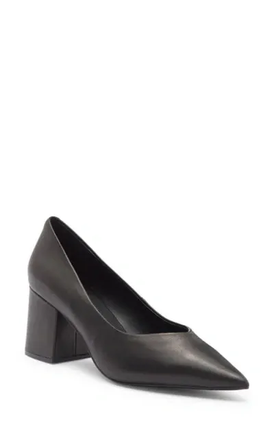 Jeffrey Campbell Hourglass Pointed Toe Pump In Black