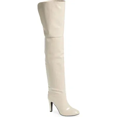 Jeffrey Campbell Overlook Over The Knee Boot In Ivory