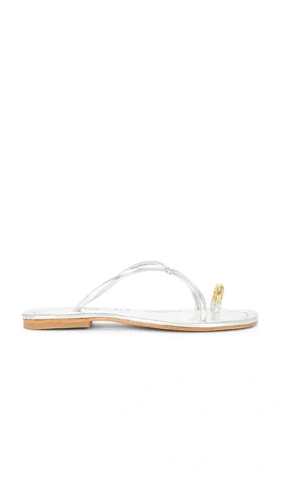 Jeffrey Campbell Pacifico Sandal In Silver Gold