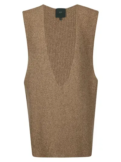 Jejia Camille Knit Dress In Brown