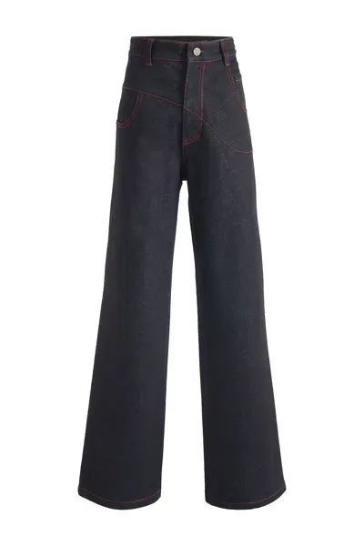 Jendue Blue Davidson Cross Line Jeans