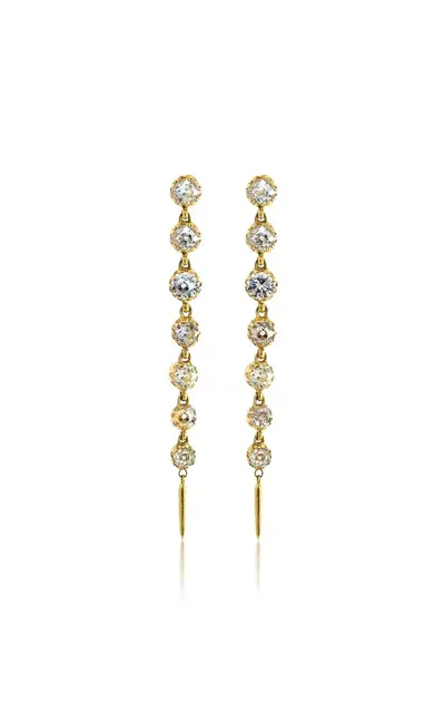 Jenna Blake 18k Yellow Gold Diamond Earrings