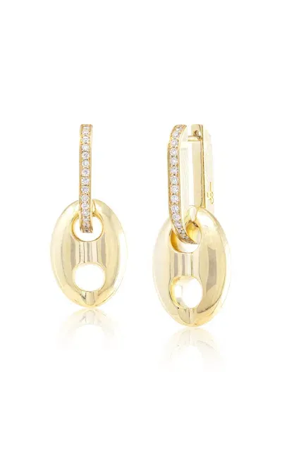 Jenna Blake 18k Yellow Gold Diamond Earrings