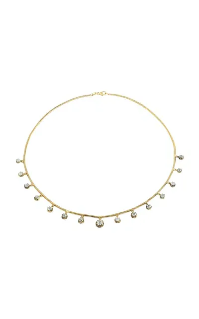 Jenna Blake 18k Yellow Gold Diamond Necklace