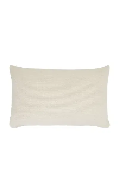 Jenni Kayne Alpaca Basketweave 14x22 Lumbar Pillow In White