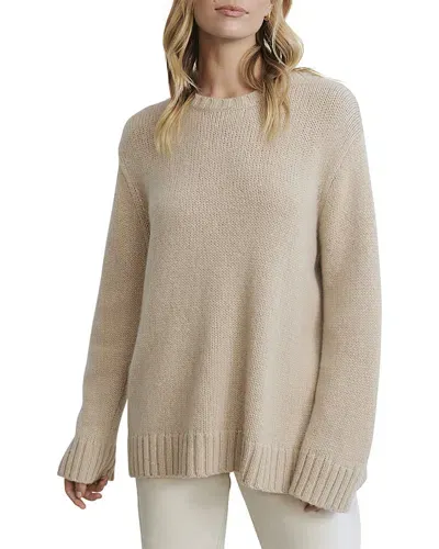 Jenni Kayne Amelia Cashmere Crewneck Sweater In Warm Sand