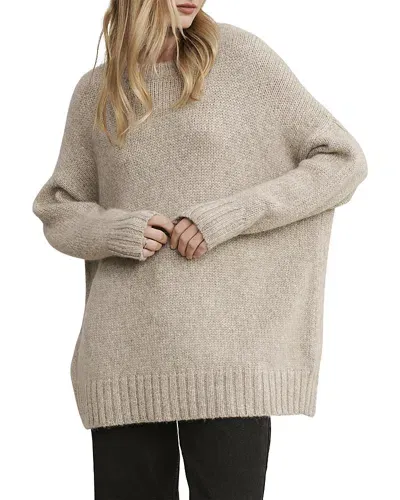 Jenni Kayne Cashmere Crewneck Sweater In Oatmeal