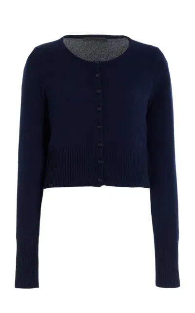 Jenni Kayne Finley Cashmere Cardigan In Blue