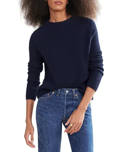 Jenni Kayne Fisherman Cashmere Crewneck Sweater In Navy