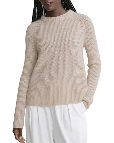 Jenni Kayne Fisherman Cashmere Crewneck Sweater In Oatmeal