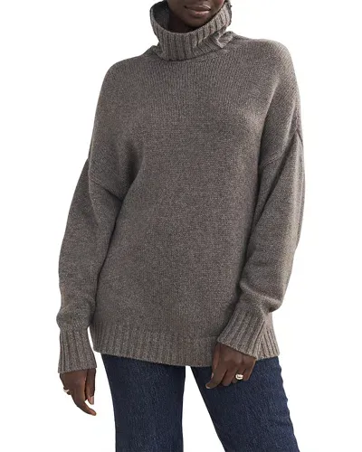 Jenni Kayne Porter Cashmere Turtleneck Sweater In Shadow