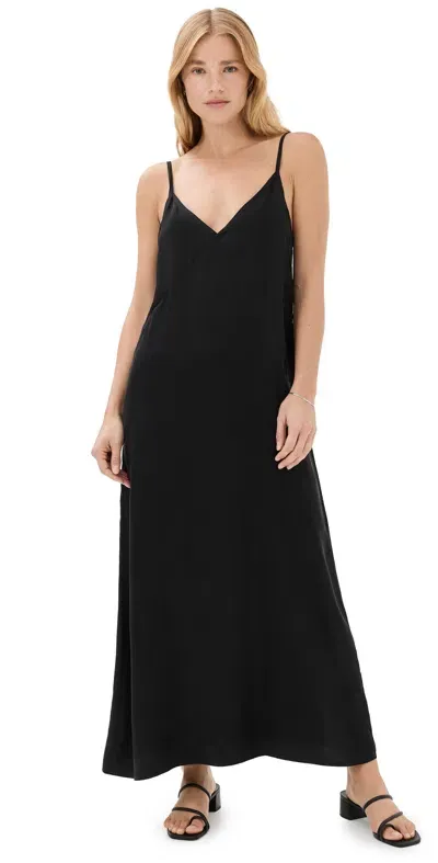 Jenni Kayne Rio Slip Dress Black