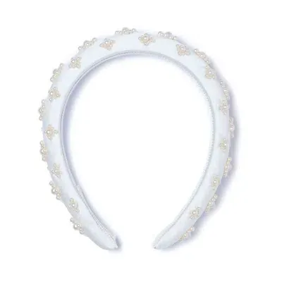 Jennifer Behr Women's Margot Imitation Pearl Headband In Cream Pear