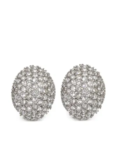 Jennifer Behr Tinsel Earrings In Silver