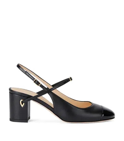 Jennifer Chamandi Patent Leather Mattia Pumps 65 In Black