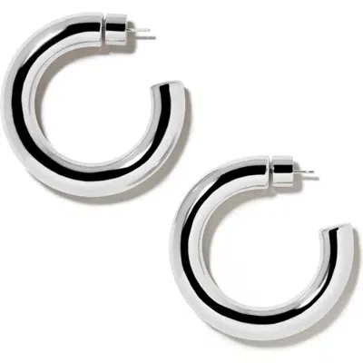 Jennifer Fisher Mini Jamma Hoop Earrings In Black