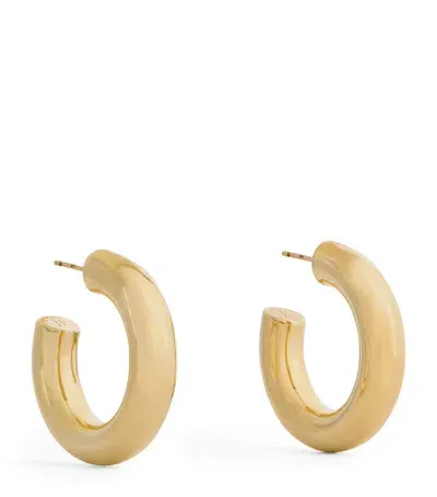 Jennifer Fisher Samira Huggie Hoops In Gold