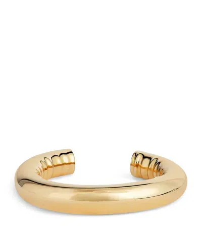 Jennifer Fisher Weightless Hollow Tube Bangle In Gold