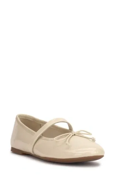 Jessica Simpson Azalina Mary Jane Flat In Soft Ivory