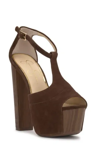 Jessica Simpson 'dany' Sandal In Walnut