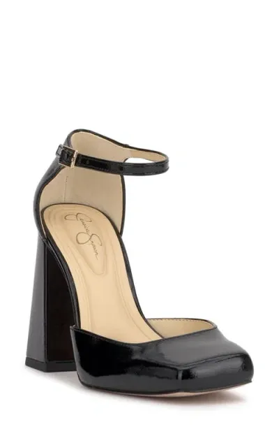 Jessica Simpson Lollah Ankle Strap Pump In Black