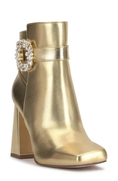 Jessica Simpson Luminna Bootie In Gold