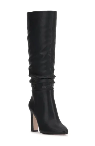 Jessica Simpson Minerva Knee High Boot In Black Smooth