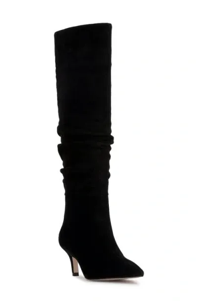 Jessica Simpson Naevy Pointed Toe Knee High Boot In Black