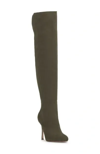 Jessica Simpson Nicolosi Over The Knee Boot In Cargo Green