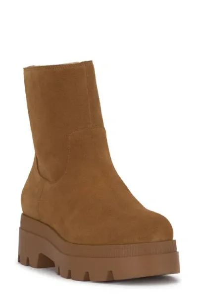 Jessica Simpson Ulalie Platform Bootie In Tuscan Tan