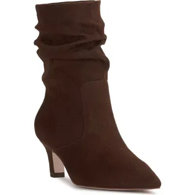 Jessica Simpson Vyluna Pointed Toe Bootie In Walnut