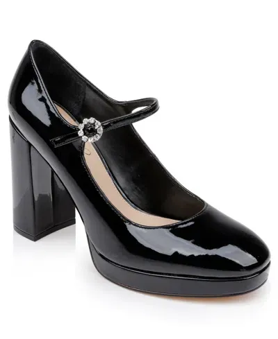 Jewel Badgley Mischka Trisha Mary Jane Platform Pumps In Black