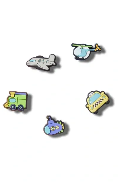 Jibbitz 5-pack Vehicles  Shoe Charms In White